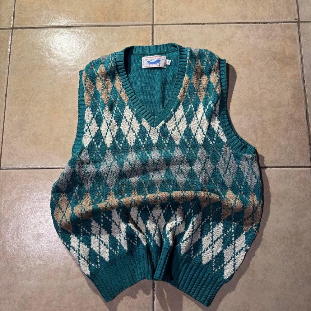 Vintage 90s bar harbor knits sweater vest Size L in Mens